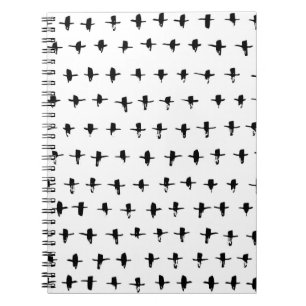 Carnet Main de croix noires dessinée géométrique