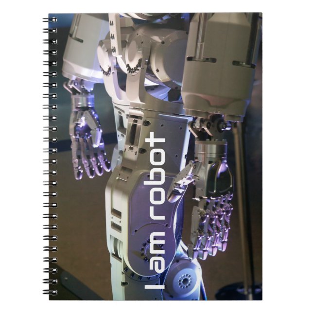 Carnet Mains de robot  (Devant)