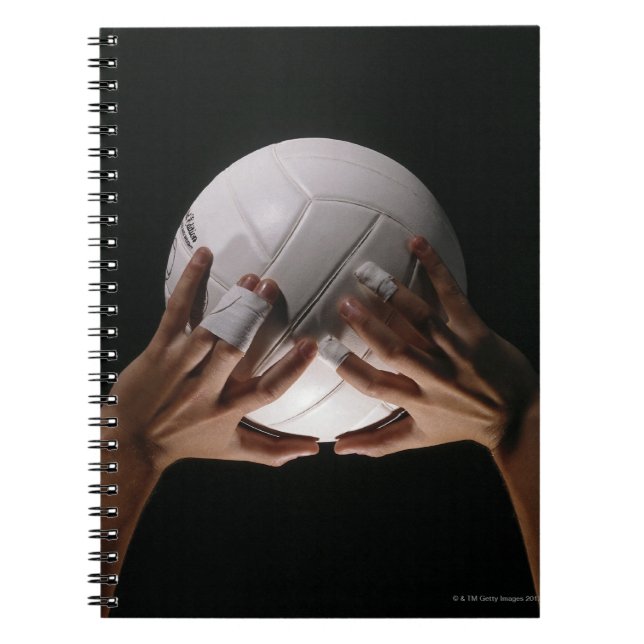 Carnet Mains de volley-ball (Devant)