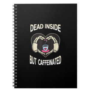 Carnet Mais Café Café Squelette Mains Coeur