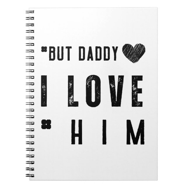 Carnet Mais Papa Je L'aime (Devant)