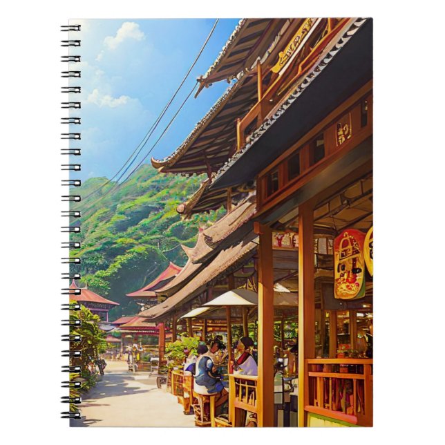 Carnet Maison de café javanaise (Devant)