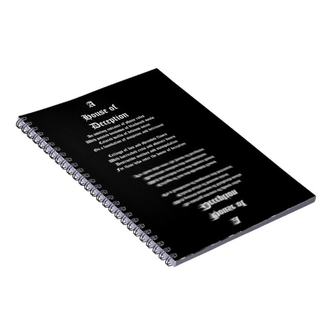 Carnet Maison de la tromperie (Côté Droit)