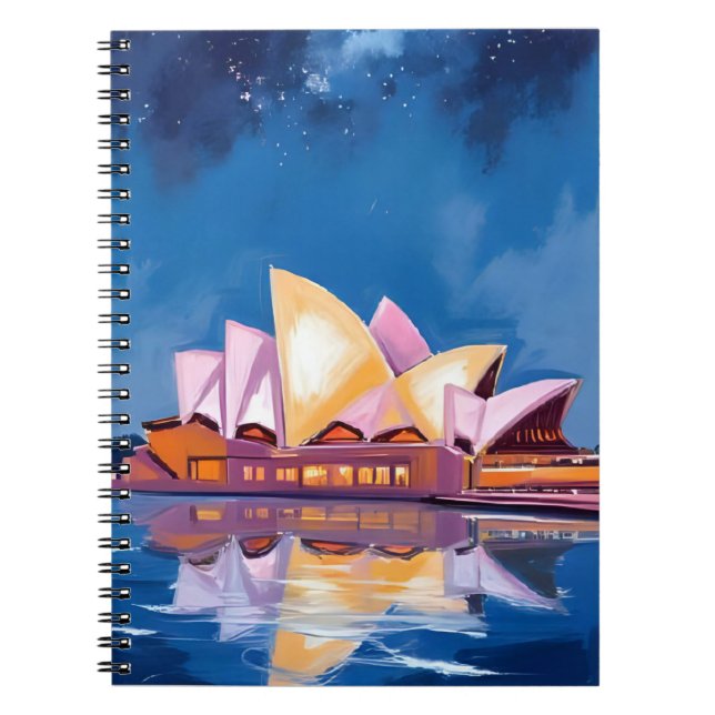 Carnet Maison d'opéra de Sydney, Australie Peinture (Devant)