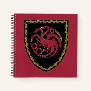 Carnet MAISON DU DRAGON   Maison Targaryen Crest