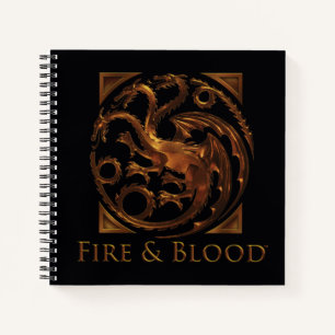 Carnet MAISON DU DRAGON   Maison Targaryen Sigil