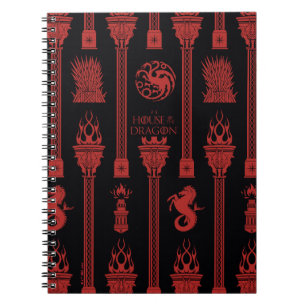 Carnet Maison du Motif de la crête du Dragon