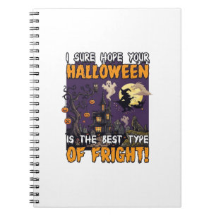 Carnet Maison hantée d'Halloween Sorcière Fantôme_1
