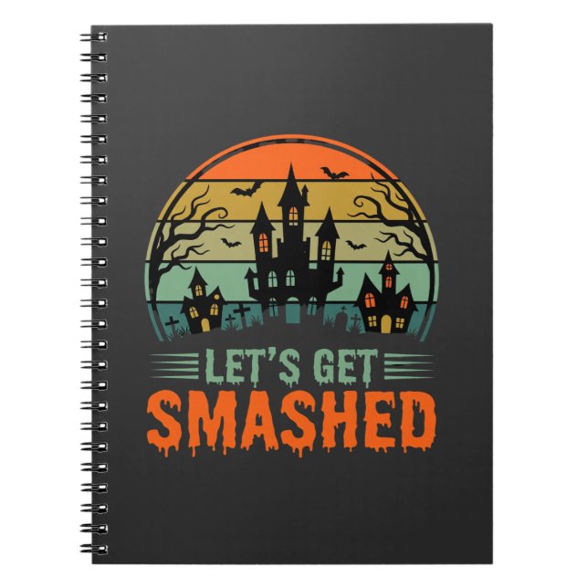 Carnet Maison Hantée Halloween Cassons Tout Rétro (Devant)