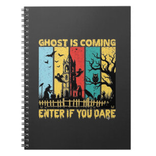 Carnet Maison Hantée Halloween Sorcière Chouette Arrive_