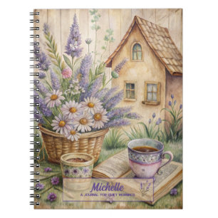 Carnet Maison Rustique Lavande Florale Core
