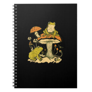Carnet Maisonnette Champignon Grenouille Esthétique Cotta