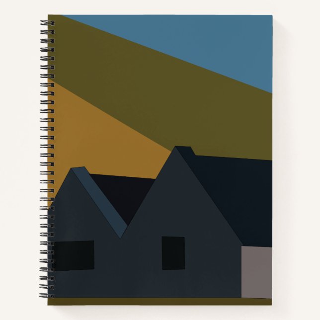Carnet Maisons Montagnes Nature (Devant)