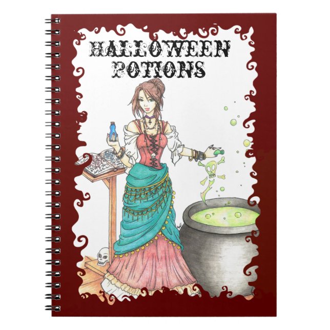 Carnet Maîtresse de breuvages magiques - recette/carnet (Devant)