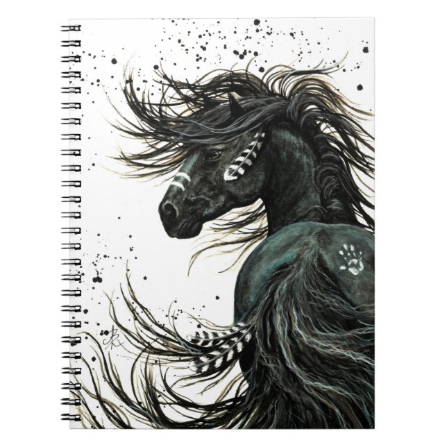 Carnet Majestic Horse by Bihrle 6,5 x 8,75 pouces (Devant)