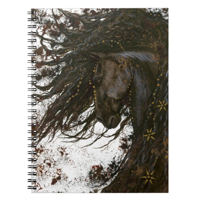 Carnet Majestic Horse by Bihrle 6,5 x 8,75 pouces (Devant)