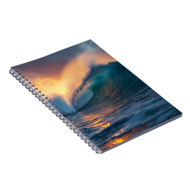 Carnet Majestic Ocean Waves Photo Notebook (Côté Droit)