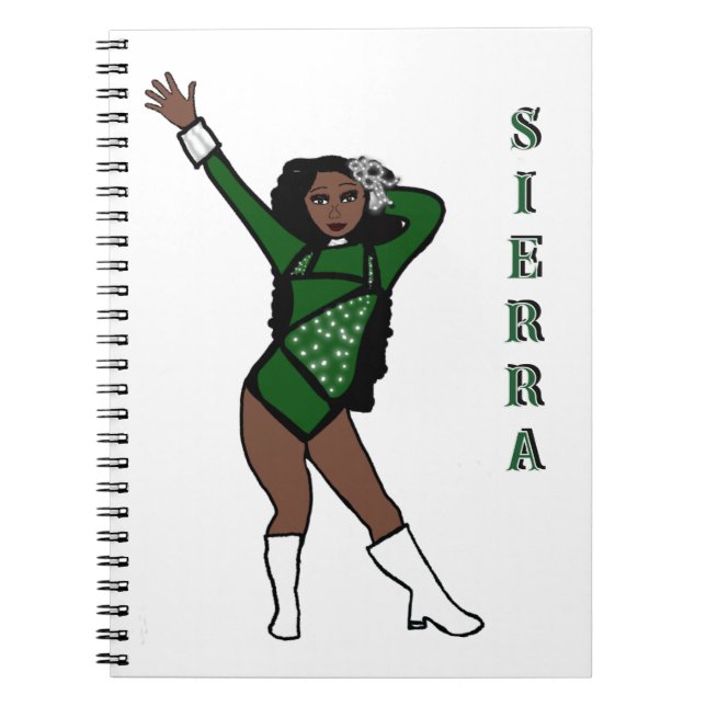 Carnet Majorette Tortue Vert Accent Blanc A (Devant)