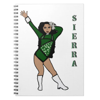 Carnet Majorette Turtle Green White Accent B