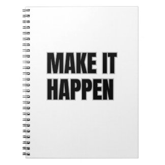 Carnet Make It Happen Spiral Photo Notebook