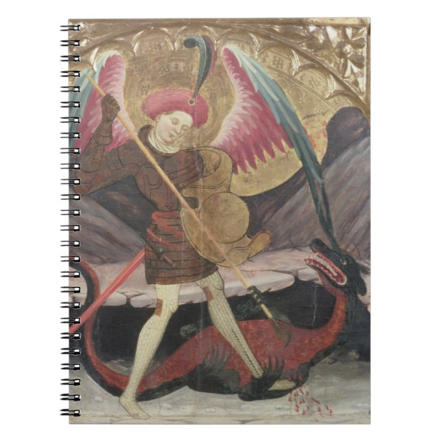 Carnet Mal de victoire de St Michael, c.1480 (tempera sur (Devant)