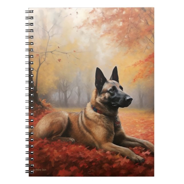 Carnet Malinoi belge en automne Leaves Fall Inspire (Devant)