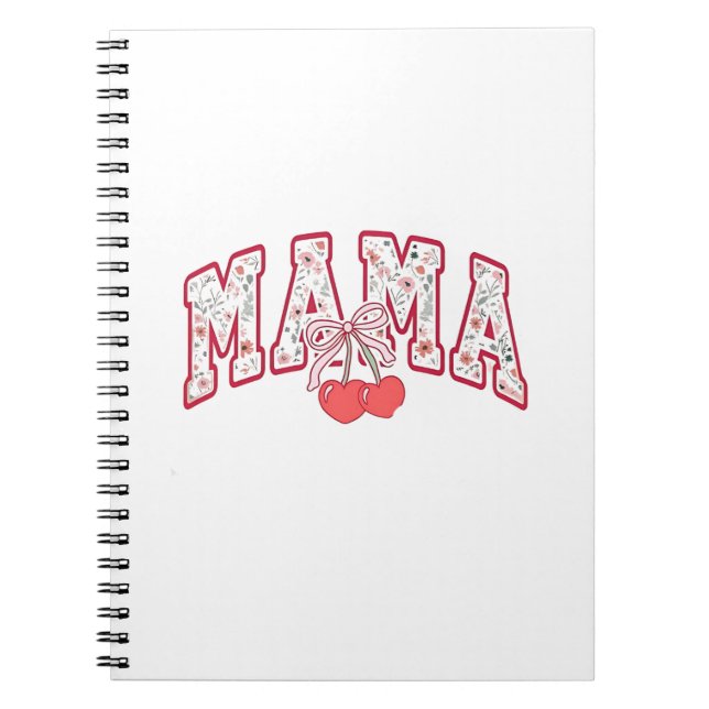 Carnet Mama est 2025 Fête des Mères Coquette arc (Devant)