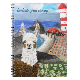 Carnet Mama Llama Vacationing at the Seashore