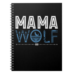 Carnet Mama Wolf Amérindienne mère de l'art