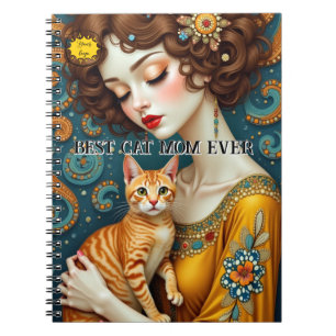 Carnet Maman adorable amoureuse des chats mignons
