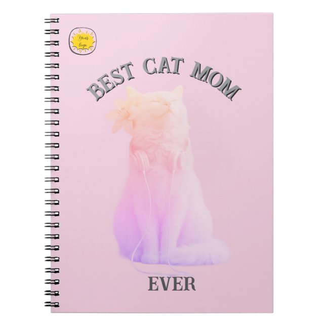 Carnet Maman Chat Mignon Photo (Devant)
