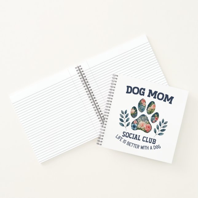 Carnet Maman Chien Fleur de Patte  (Intérieur)