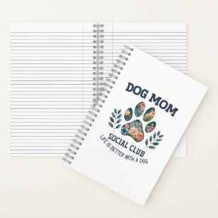 Carnet Maman Chien Fleur de Patte