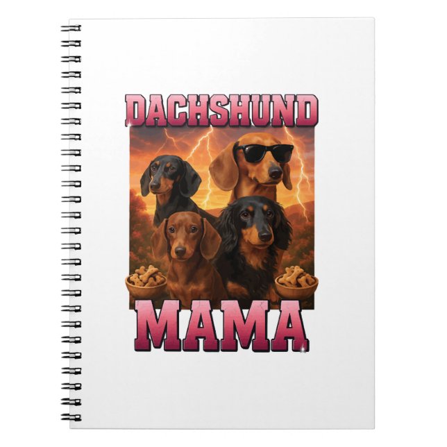 Carnet Maman Dachshund (Devant)