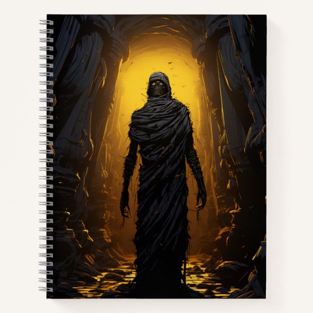 Carnet Maman dans un tombeau Halloween (Devant)