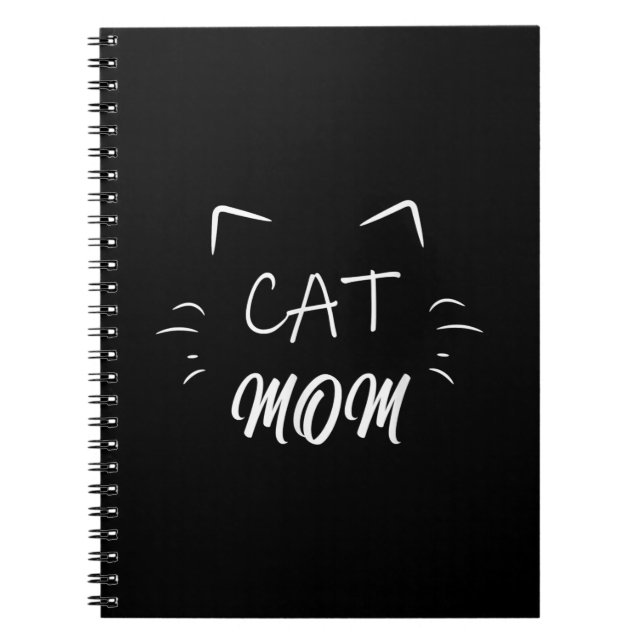 Carnet Maman de chat | Chat de la Fête des mères | Cadeau (Devant)