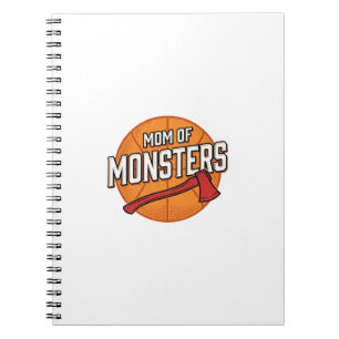 Carnet Maman de Monstres Design de Maman de Basket Vintag