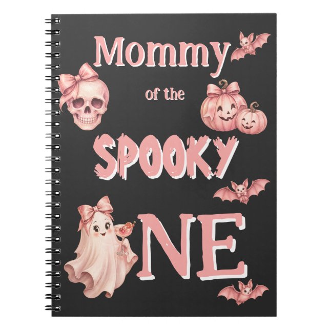 Carnet Maman du Spooky One Pinkoween Party (Devant)