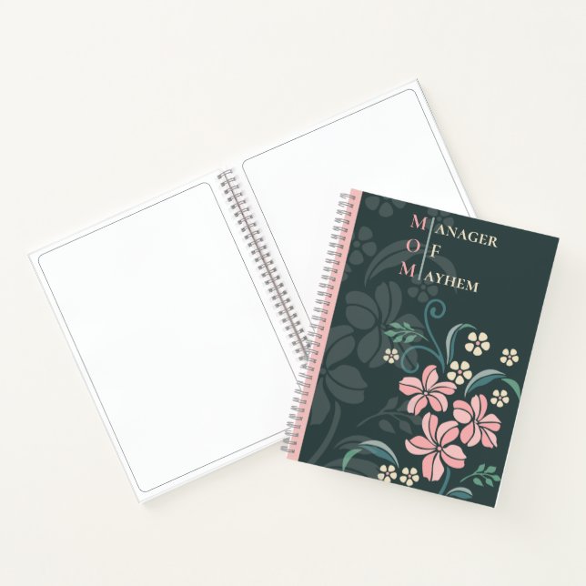 Carnet Maman Manager de Mayhem Stylish Floral (Intérieur)