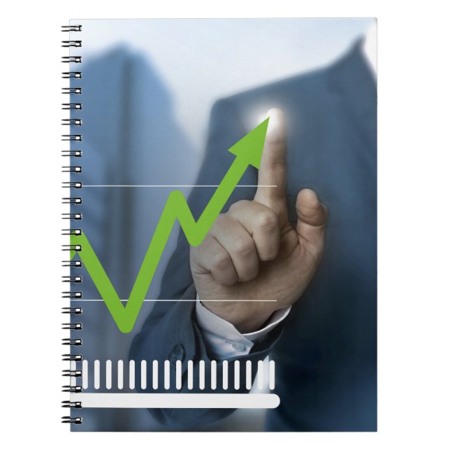 Carnet Man showing stock price touchscreen concept (Devant)