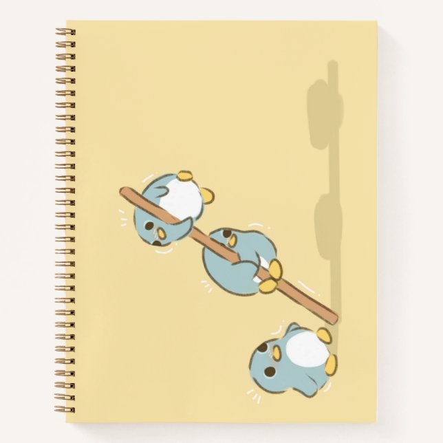 Carnet Manchots bleus (Devant)