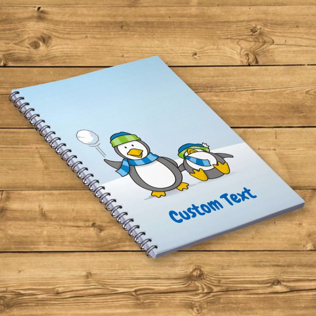 Carnet Manchots qui font des boules de neige (Créateur téléchargé)