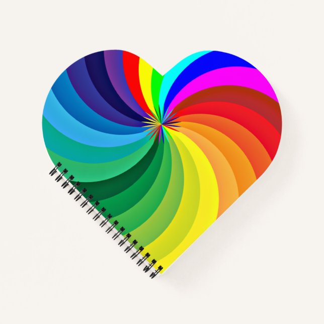 Carnet Mandala-46556 couleur arc-en-ciel (Devant)