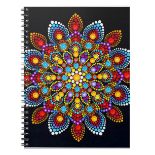 Carnet mandala coloré