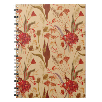 Carnet Mandala coloré, motif ethnique vintage.