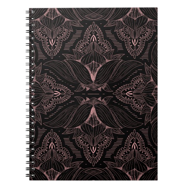 Carnet Mandala de fleurs 2 (Devant)