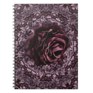 Carnet Mandala de rose 