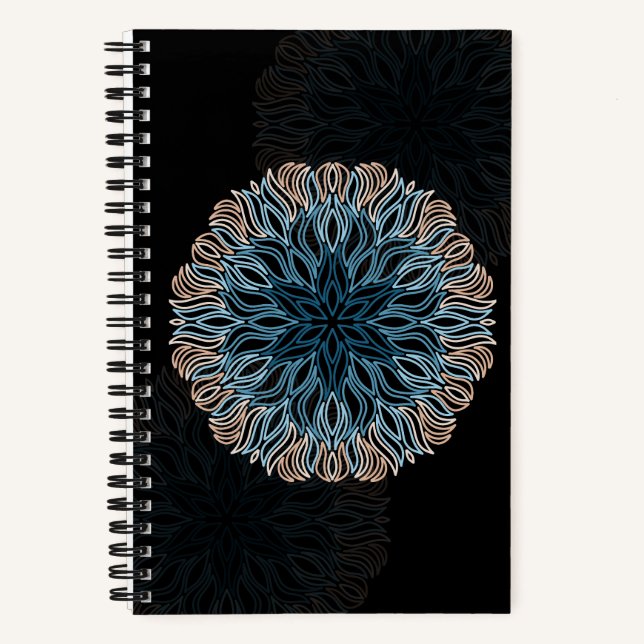 Carnet Mandala de sable et de mer  (Recto)