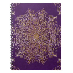 Carnet Mandala d'or