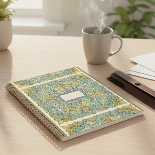 Carnet Mandala et papillon bohème intricé - couverture ri (Créateur téléchargé)